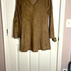 Union on Angels Faux Suede Dress